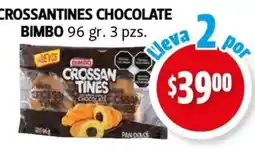 Farmacias Guadalajara Crossantines chocolate bimo oferta