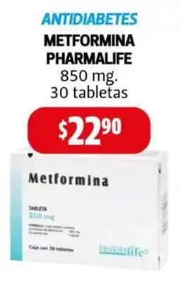 Farmacias Guadalajara Pharmalife metformina 850 mg oferta