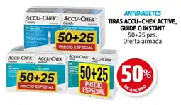 Farmacias Guadalajara Tiras accu-chek active, guide o instant oferta