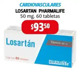 Farmacias Guadalajara Pharmalife Losartan 50 mg oferta