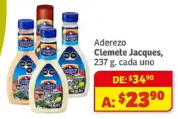 Soriana Híper Clemete Jacques aderezo oferta