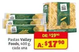 Soriana Híper Valley Foods pastas oferta