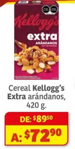 Soriana Híper Kellogg's extra arándanos oferta