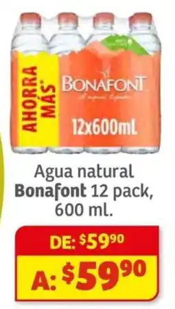 Soriana Híper BONAFONT Agua natural oferta