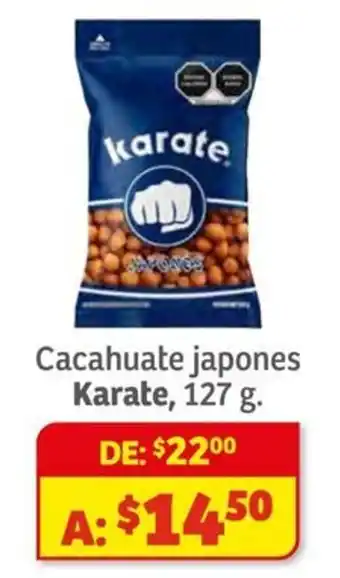 Soriana Híper Karate cacahuate japones oferta