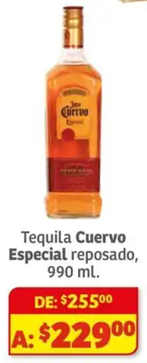 Soriana Híper Cuervo Especial tequila oferta