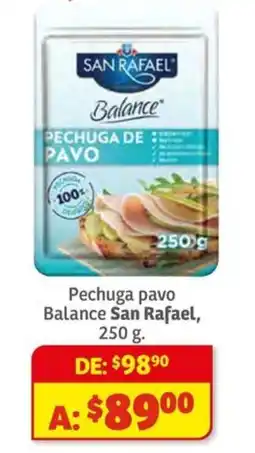 Soriana Híper San Rafael pechuga de pavo oferta