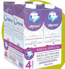 Soriana Híper Alpura leche UHT deslactosada oferta