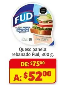 Soriana Híper FUD queso panela rebanado oferta