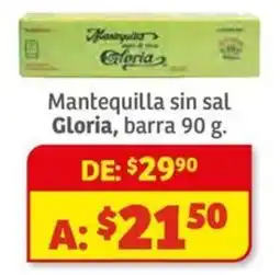 Soriana Híper Gloria mantequilla sin sal oferta