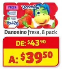 Soriana Híper Danonino fresa oferta