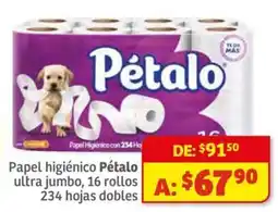 Soriana Híper Pétalo ultra jumbo oferta