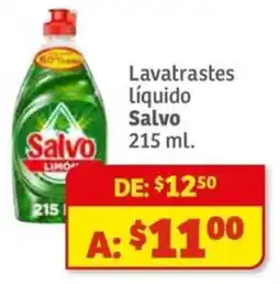 Soriana Híper Salvo lavatrastes líquido oferta