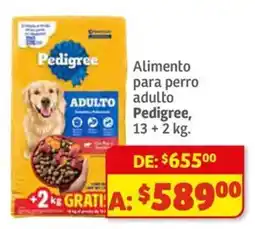 Soriana Híper Pedigree alimento para perro oferta