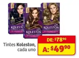 Soriana Híper Koleston tintes oferta