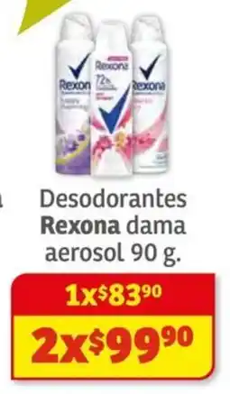 Soriana Híper Rexona desodorantes aerosol oferta