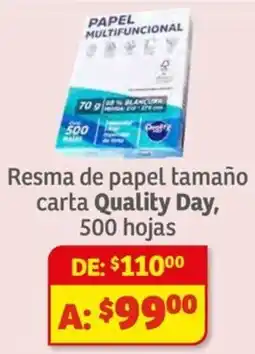Soriana Híper Quality Day resma de papel oferta