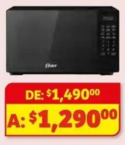 Soriana Híper Oster microondas 0.7' oferta