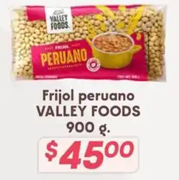 Soriana Híper Valley Foods frijol peruano oferta