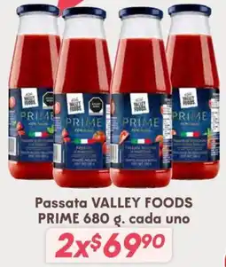 Soriana Híper Valley Foods Prime passata oferta
