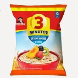 Soriana Híper Quaker 3 Minutos avena natural oferta