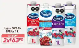 Soriana Híper Ocean Spray jugos oferta