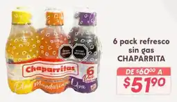 Soriana Híper Chaparritas Refresco sin gas oferta