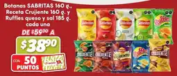 Soriana Híper Sabritas + Ruffles + Crujientes oferta
