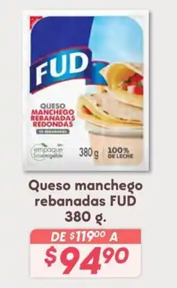 Soriana Híper FUD Queso manchego oferta