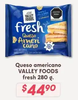 Soriana Híper VALLEY FOODS Queso americano oferta