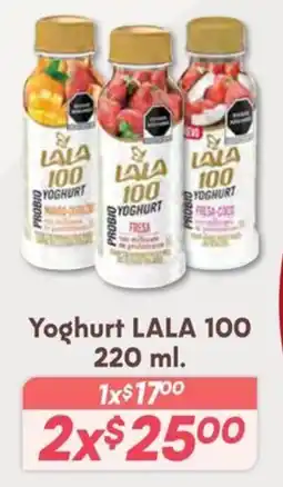 Soriana Híper LALA 100 Yoghurt oferta