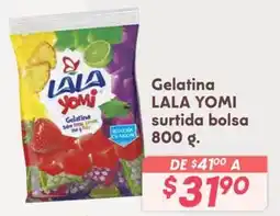 Soriana Híper LALA Yomi gelatina oferta