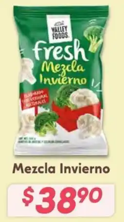 Soriana Híper VALLEY FOODS Mezcla Invierno oferta