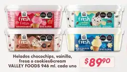 Soriana Híper VALLEY FOODS helados oferta