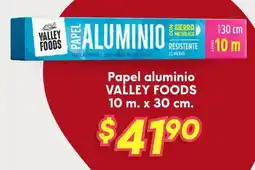 Soriana Híper VALLEY FOODS Papel aluminio oferta