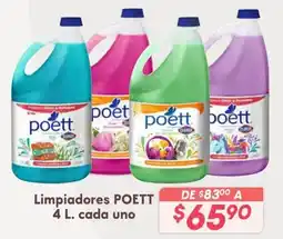 Soriana Híper Poett limpiadores oferta