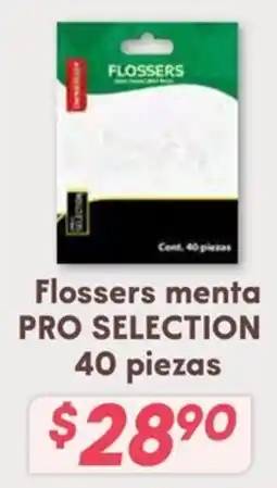 Soriana Híper Flossers menta oferta