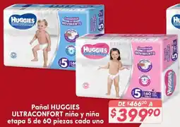 Soriana Híper HUGGIES Ultra Confort Etapa 5 oferta