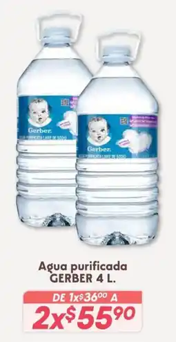 Soriana Híper Gerber agua purificada oferta
