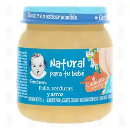 Farmacias Guadalajara Papilla Gerber Comidita Casera Etapa 2 Pollo, Verduras y Arroz, 113 gr oferta
