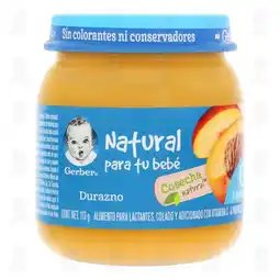 Farmacias Guadalajara Papilla Gerber Cosecha Natural Etapa 2 Durazno, 113 gr oferta