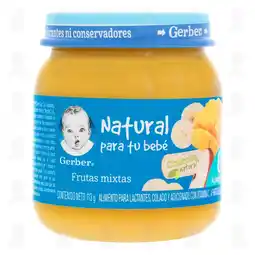 Farmacias Guadalajara Papilla Gerber Cosecha Natural Etapa 2 Frutas Mixtas, 113 gr oferta
