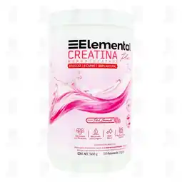 Farmacias Guadalajara Creatina Monohidratada Elemental Plus Sabor Pink Lemonade, 500 gr oferta