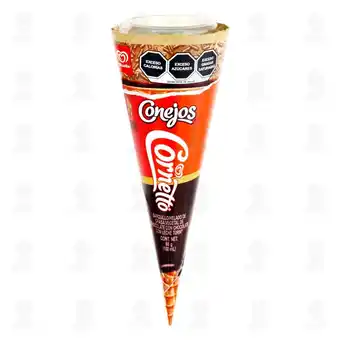 Farmacias Guadalajara Barquillo Cornetto Conejos Chocolate con Leche Turin, 68 gr oferta