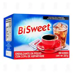 Farmacias Guadalajara Endulzante BiSweet en Polvo, 20 gr oferta