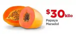 Bodega Aurrerá Papaya Maradol oferta