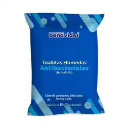 Farmacias Benavides Toallitas Húmedas Antibacteriales de Bolsillo oferta