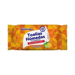 Farmacias Benavides Toallas Húmedas para Superficies Aroma Cítrico oferta