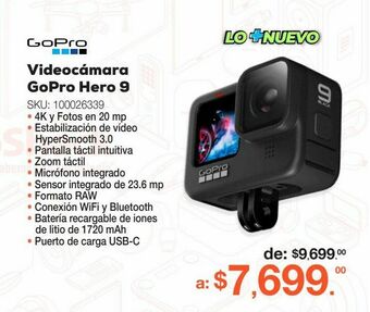 RadioShack Videocámara gopro hero 9 black / negro oferta