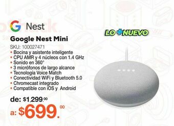 RadioShack Google nest mini / negro oferta